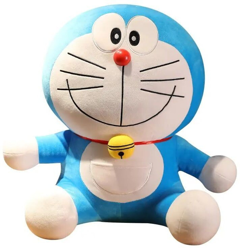 A G Enterprises Cute Doraemon Soft Toy | Super Soft Plush Doll for Kids & Gift Purpose - 30 cm(Blue)