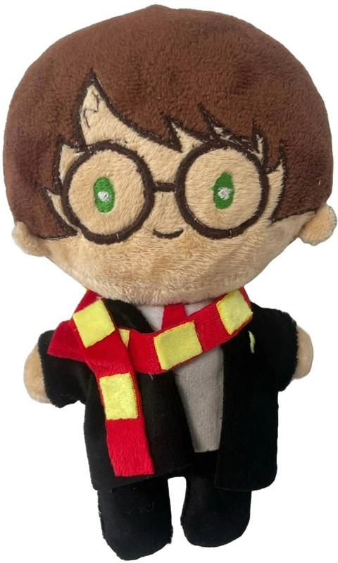 ShriToys Cute Wizard Plush Toy – Soft Doll with Glasses, Scarf & Black Robe for Kids  - 12 cm(Black)