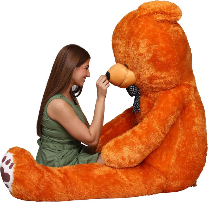 RSY Teddy Bear for Girlfriends/Wife/Kids -(Dark Brown, 4 Feet/121cm) - 122 cm(Brown)