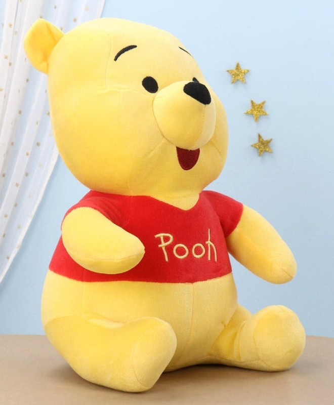 sai ji Soft Pooh Cuddly Cute Cartoon Character Stuffed Animal Toys - 30 cm(Yellow)