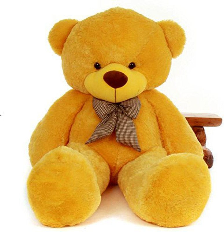 Ksar 6 Feet Soft Toys Teddy Bear Lovable/Huggable For Girls Birthday/Valentine Day  - 182 cm(Yellow)