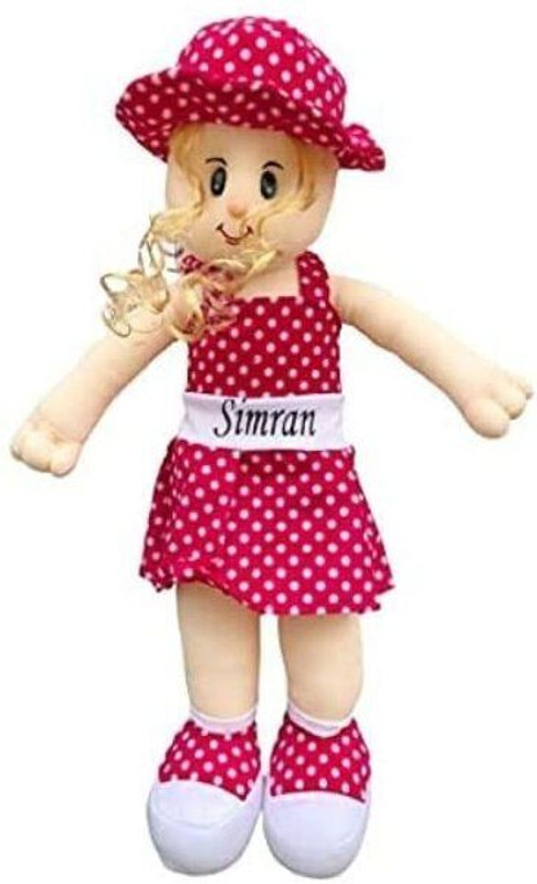 Future shop Simran Doll Soft Plush Toy for Kids Girls Soft Toy for Baby Girls - 25 cm(Multicolore)