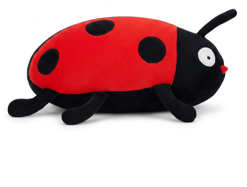 Goldenhub Toys Lady Bug Soft Stuffed Toys  - 30 cm(Red, Black)