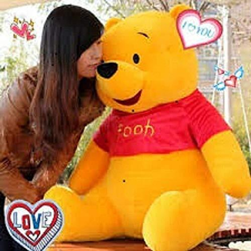 Patly Big Jumbo Cute Pooh Soft Toy (90 cm) - 90 cm(Yellow)