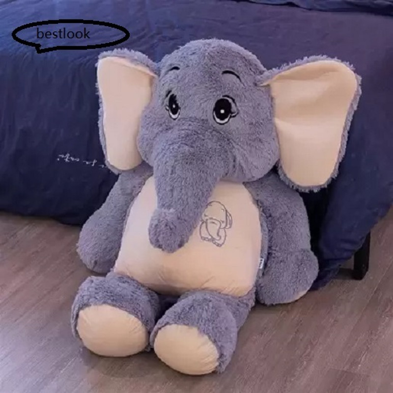 BestLook Elephant Plush Toy Lovable hugable for Baby,birthday Gift - 36 cm (Grey)  - 36 cm(Grey)