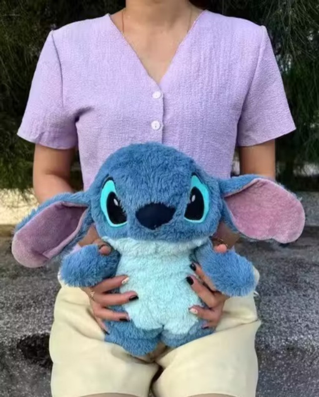 Anidhi Hot Water Bottle Winter Anime Water Filling for Turo Stitch Lilo Womens - 30 cm(Grey)