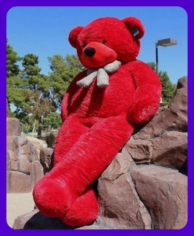 Abhinav toys Z_New Stuffed Toy 145_cls  - 90.3 cm(Red)