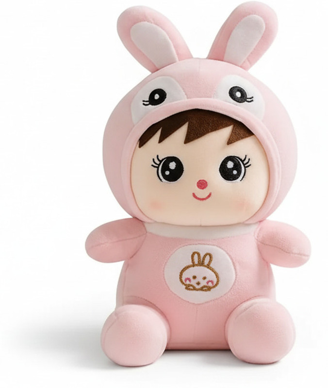 tinytotem Cute Pink Bunny Rabbit Soft Plush Doll Toy – Perfect Gift for Kids & Girls  - 30 cm(Pink)