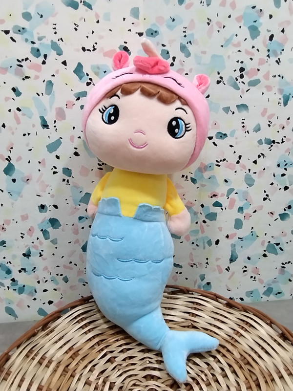 Teddy Daddy Queen Mermaid Soft Toy | Jalpari Doll For Kids ( Blue - 1 single piece )  - 50 cm(Blue)