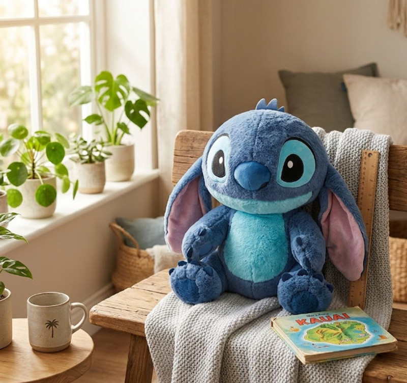Fusked Stitch Soft Toy For Kids - Soft Toys for Girls and Boys - 45 cm(Dark Blue, Sky Blue)
