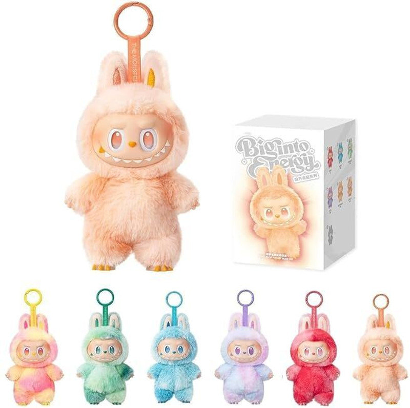parmi Soft Grey Bunny Plush Keychain with Ring – Ultra‑Cute Bag & Key Accessory Wristlet