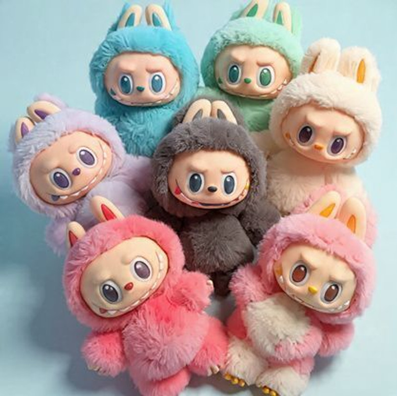 TFH Labubu Small Cute Art Figure Doll Collectible Toy  - 17 cm(1 Random Color)