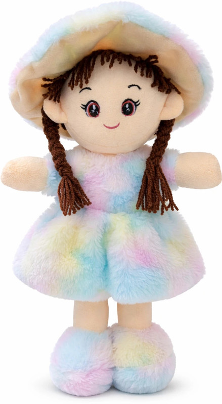 HoGiGoGi Adorable Pastel Rainbow Plush Doll - Soft Stuffed Toy  - 45 cm(Multicolor)