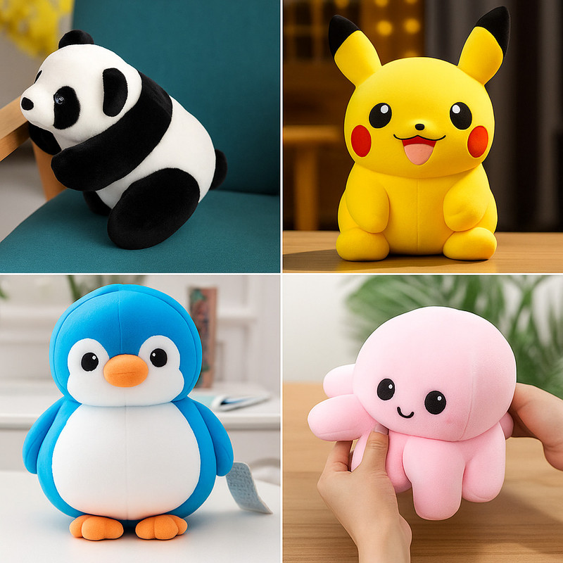 HELLOBEAR Premium Quality Cuddly Plus Stuffed Toy  - 18 mm(Multicolor)