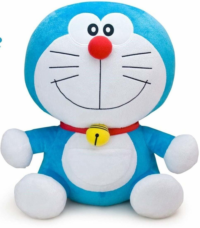 AVS Stuffed and Spongy Doreamon Soft toy  - 40 cm(Sky Blue, White)
