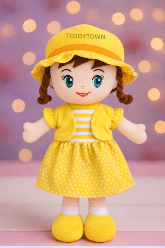 TEDDY TOWN Winky Doll Soft Toy - 40 cm(Yellow)