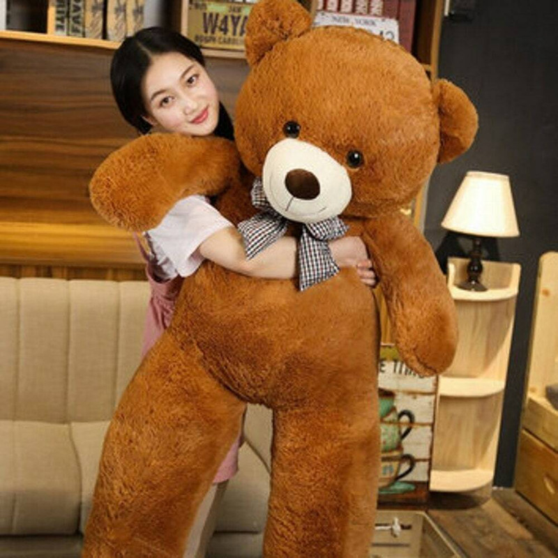 msy 3 Feet Teddy Bear I Love You Soft Toys Brown New90 Cm - 89 cm(Brown)