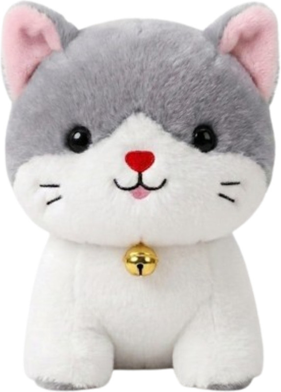 Tennie Tots Cat Animal Plush Soft Toy - 22 cm(Grey)