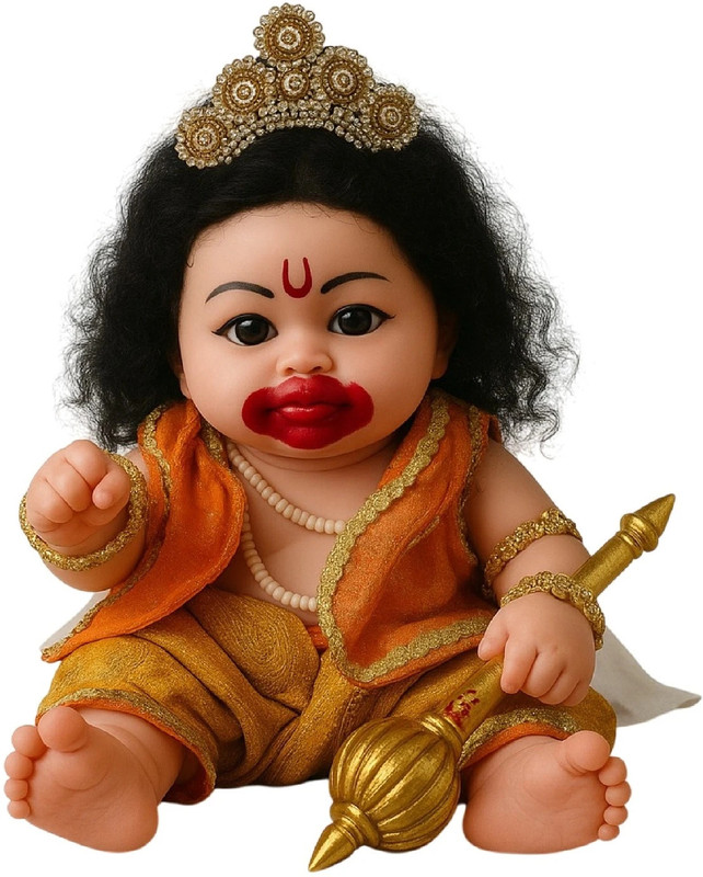 Kanha kothi Handmade Radha Ji Doll Spiritual Gift for Kids & Birthday  - 13 inch(Multicolor)