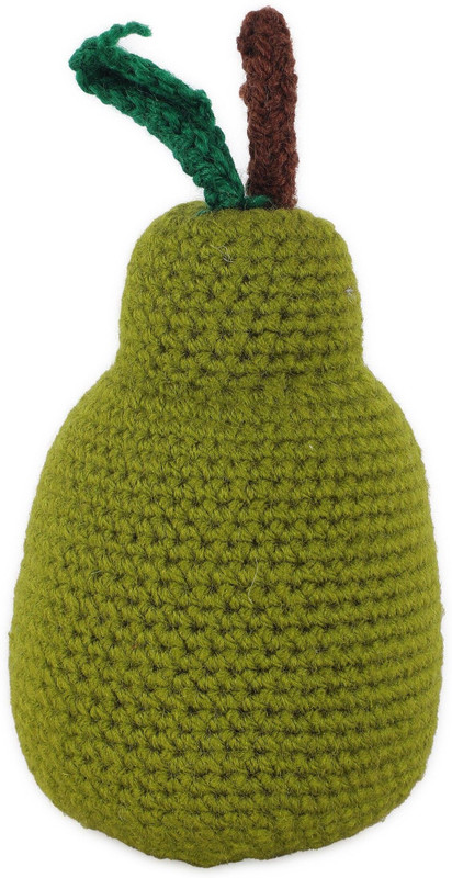 Loophoop Crochet Pear Handmade Toy  - 13 cm(Green)