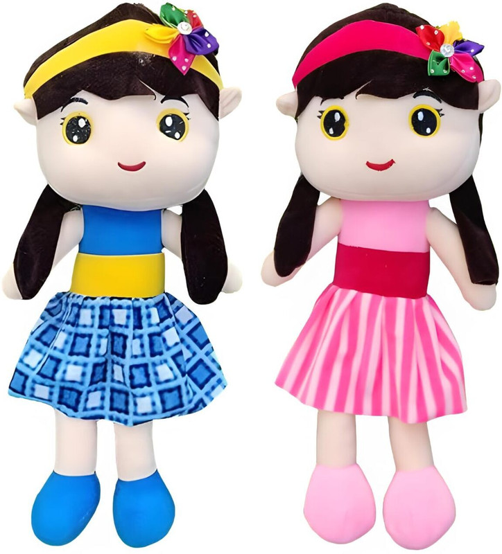 ARYAN Cute Beautiful Sofia Dolls Soft Toy combo of dolls for kids/Girls  - 40 cm(Multicolor)