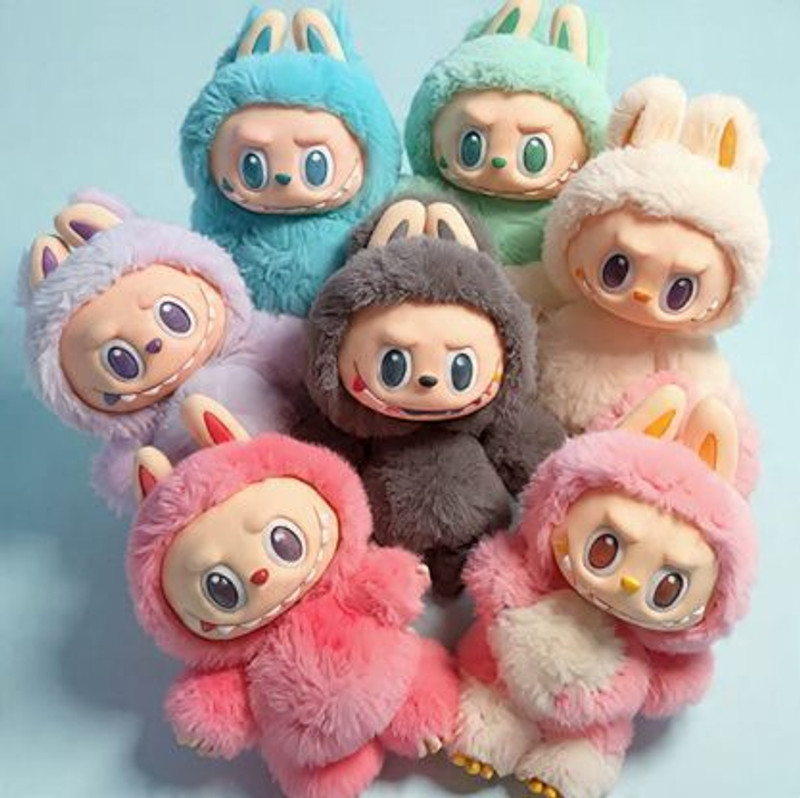 TFH Labubu Cute Miniature Character Vinyl Doll Gift - 17 cm(1 Random Color)