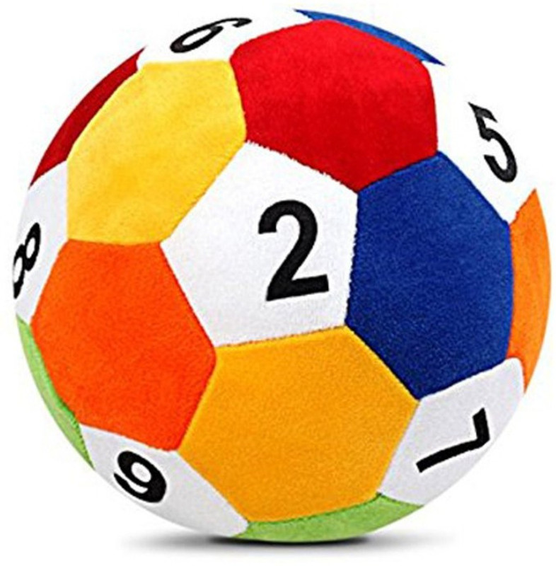 SUIinterprise Football Throw Pillow Stuffed Toy Soft Plush For Kids  - 32 cm(Multicolor)