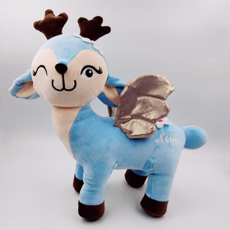 Puchu Toys Queen Deer Stuffed Soft Plush Toy - (pnk, 40cm)  - 40 cm(Pink)