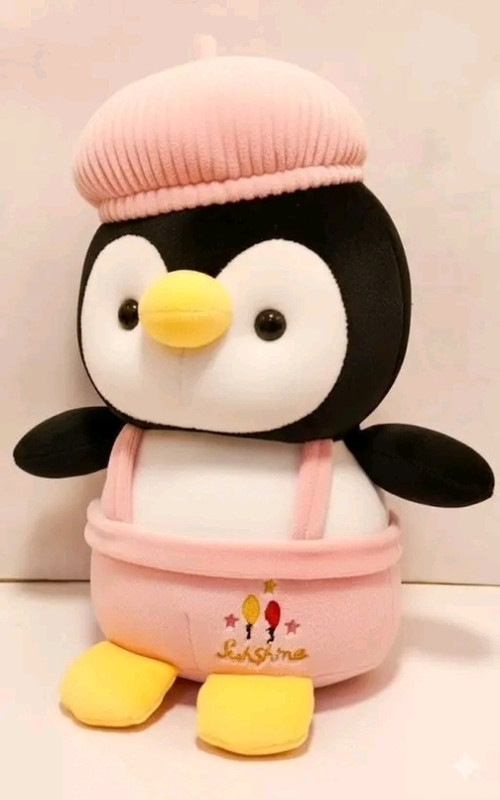 Maacha Cap Penguin Plushie Stuffed Plush Teddy - 30 cm(Pink)