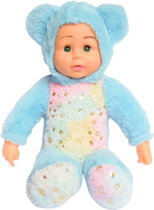 FUNTEEN Doll for Girls Musical Baby Doll for Girls / Soft Plush Stuffed Toy with Sound - 40 cm(Multicolor)