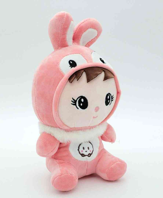 VibeFly Cute Trending Soft Toy Rabbit Doll For Kids  - 30 cm(Pink)