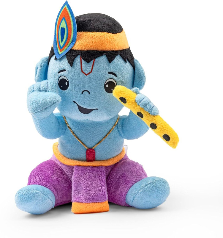sai ji Krishna Soft Toy Baby Toys Teddy Bear Soft Toys for Kids Girls, Soft Toys  - 35 cm(Blue)