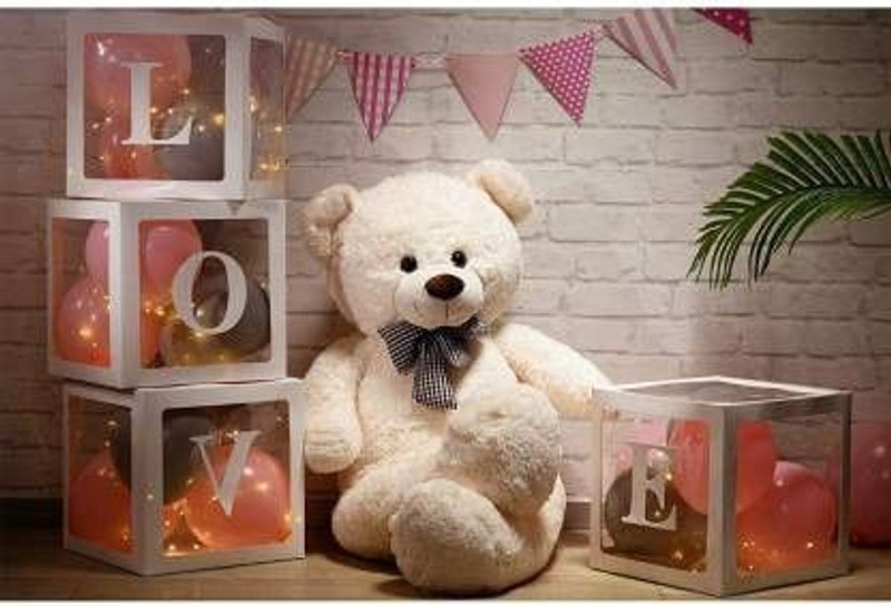 RSY 4 Feet Cream Color Teddy Bear- - 120 cm(Cream)