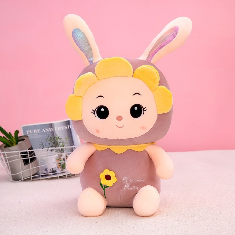 Y U COLLECTION Cute Super Soft Sunflower Doll Plush Toy for Girls 30  - 9 cm(Multicolor)