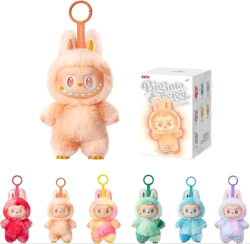 Vicorp Cute Labubu Bunny Toy – Fluffy Character Doll for All (Random Color - 1 Pc) - 17 cm(Multicolor)