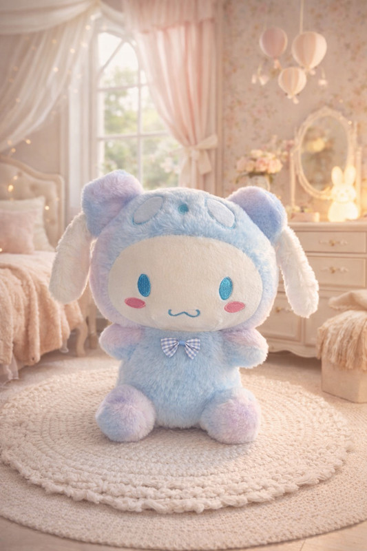 vb toys Kuromi Melody Plush Toy Pink 35 cm Kawai Stuffed Doll - 35 cm(Pink, White)