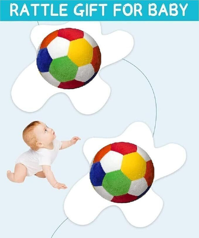 FUN KIDS New Soft Ball for Kids, Mini Basketball Toys for Kids for Baby (Multicolor) (1  - 10 cm(Multicolor)