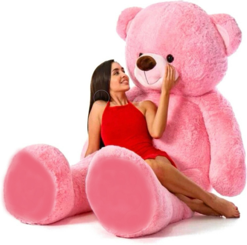 CRAZY DIPS 3 Feet -36 inch Cute & Soft Toys Valentine & Birthday Gift For Someone- 91.5 Cm - 91.5 Cm (Pink) - 36 inch(Pink)