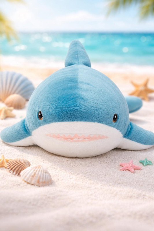 JYOTI ENGINEERING Stuffed Toy Dolphin - 10 cm(Blue)
