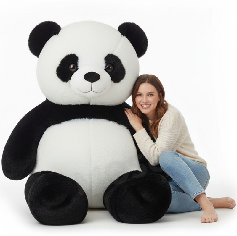 MOSU 7 Feet Panda Soft Plush  - 210 cm(Black & White)