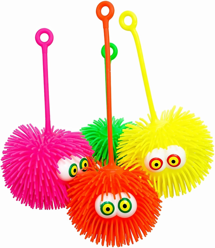 WINKLY Light Up Puffer Ball with Loop Handle  - 4 inch(Multicolor)