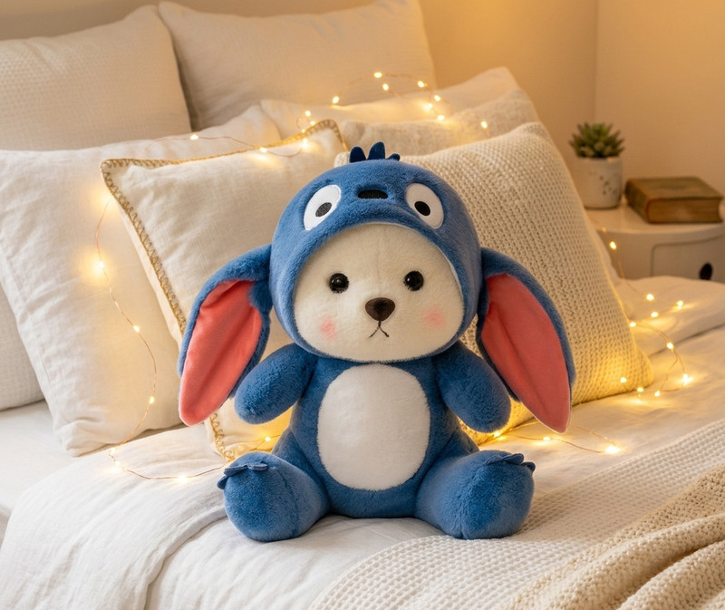 Plushiva Penguin Soft Toy Cute Animal Plush Doll Kids Gift Cuddly Teddy 25cm  - 25 cm(Blue)