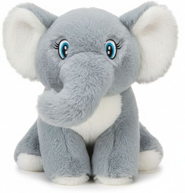 SHREEJI GIFT Adorable & Ultra-Soft Elephant Plush Toy - The Perfect Cuddly Companion  - 25 cm(Grey)