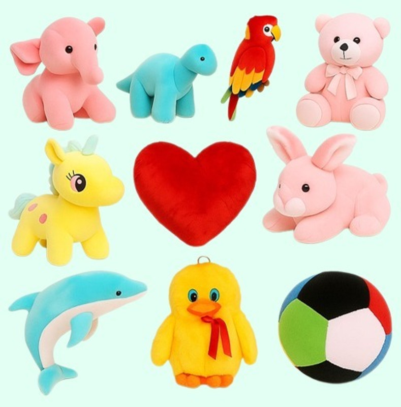 Macros Super Soft Combo Complete Pack Stuffed/Toy Combo of Teddy Bear for kids / Gift - 25 cm(Multicolor)