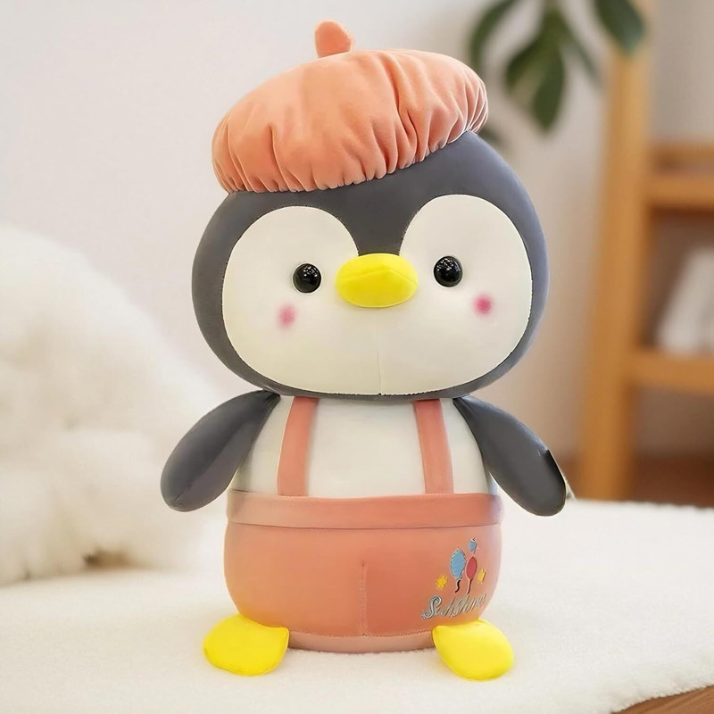 HELLOBEAR Cap Penguin Plushie Stuffed Plush Teddy Bear - 25 cm(Multicolor)