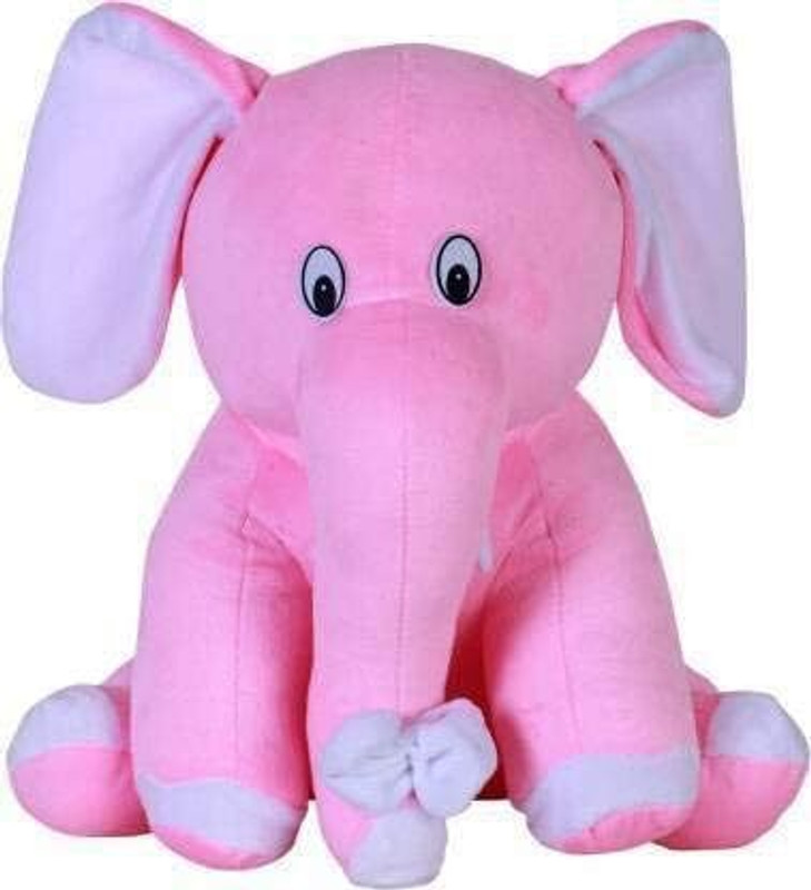 SHAH Elephant Stuffed Soft Toy for Kids |Soft Toy for Baby Boys/Girls (Pink-25 Cm)  - 25 cm(Pink)