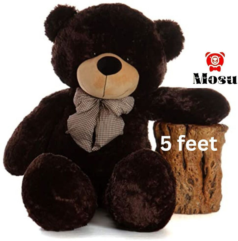 MOSU impressive height cuddly charm giant teddy bear for kids girls - 60 inch(coffee)