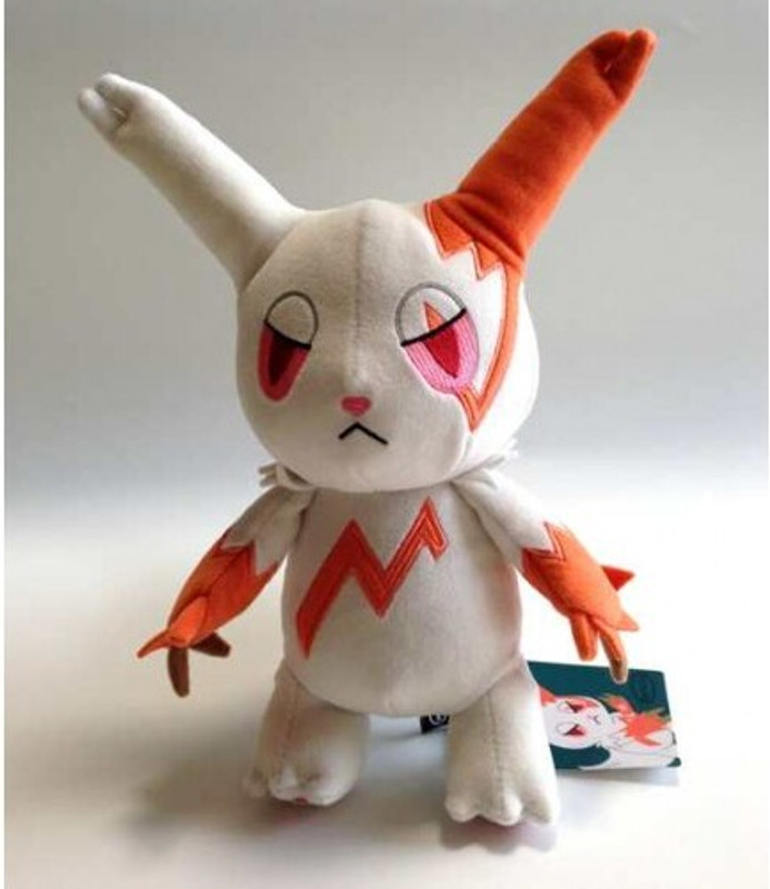 Voam Zangoose Pokemon Original Rare Limited Edition Doll Plush Soft Toy - 11 inch(Multicolor)