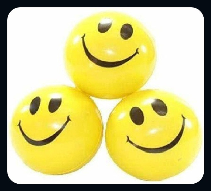 THE MODERN TREND -KIDSTMTSMILEYBALL-KIDS-KIDS  - 3 inch(Yellow)