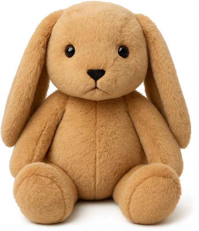 SARO Plush Bunny Stuffed Animal, Soft Caramel Brown Rabbit, Large Floppy Ears,  - 30 cm(Brown)